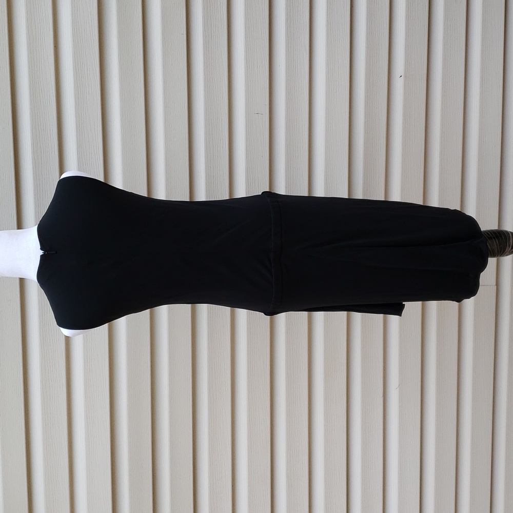 GUCCI BLACK PLEATED COCKTAIL DRESS - Picture 6 of 12